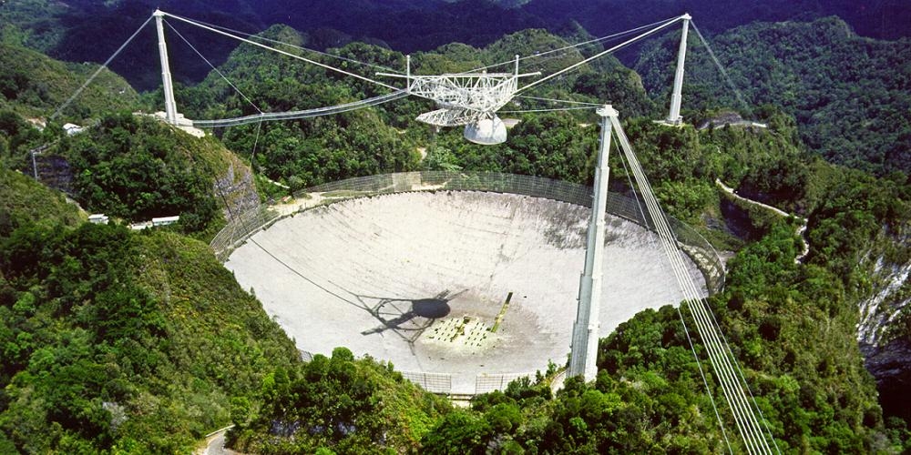 De Aricebo radiotelescoop