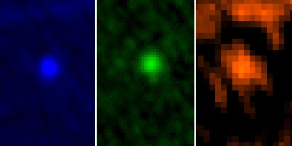 Planetoïde Apophis gezien door de Europese Herschel ruimtetelescoop