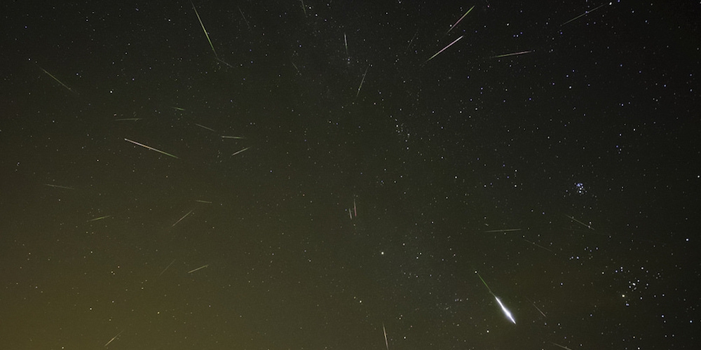 Perseïden meteoren in 2016 gefotografeerd vanuit de Provence, Frankrijk.