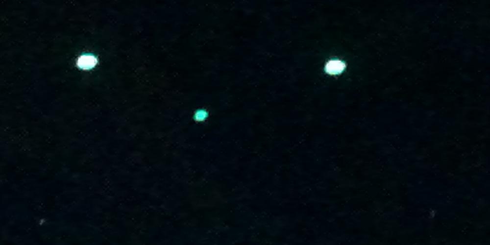 Foto van een 'ufo' die gezien werd in Arizona
